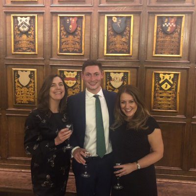 Samantha Jones (Clerk), Joe Ralph (Clerk) and Catherine Calder (Jt Chief Executive) at the IBC Annual dinner